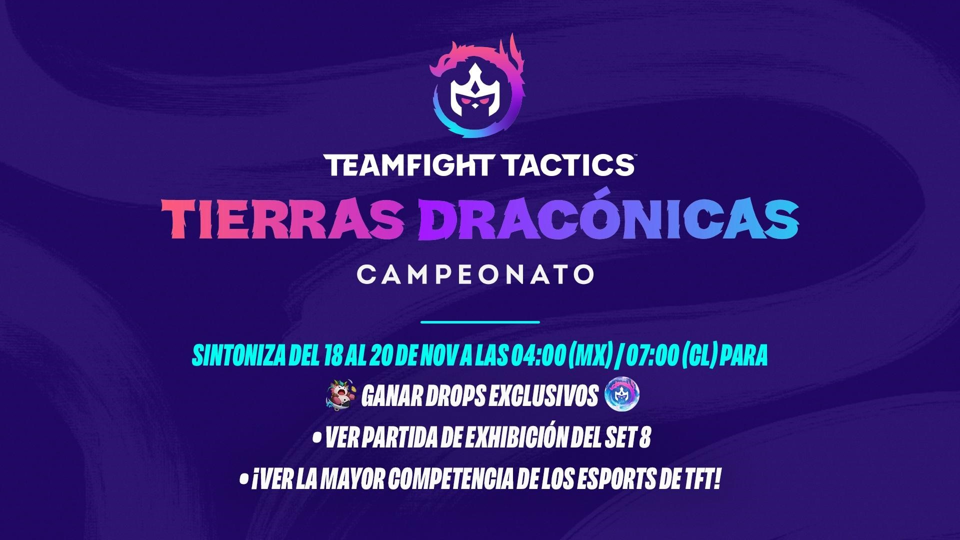 Participantes y Drops del Campeonato Tierra Dracónicas de TFT CDF Gaming